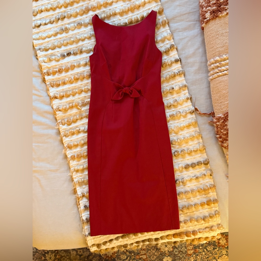 MOSCHINO Cheap and Chic Red Dress with Bow
